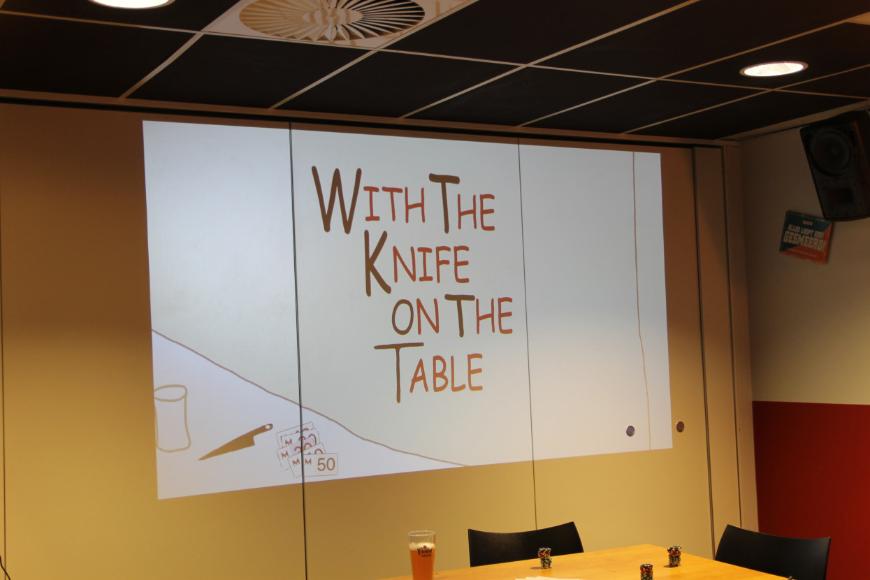 With the Knife on the Table